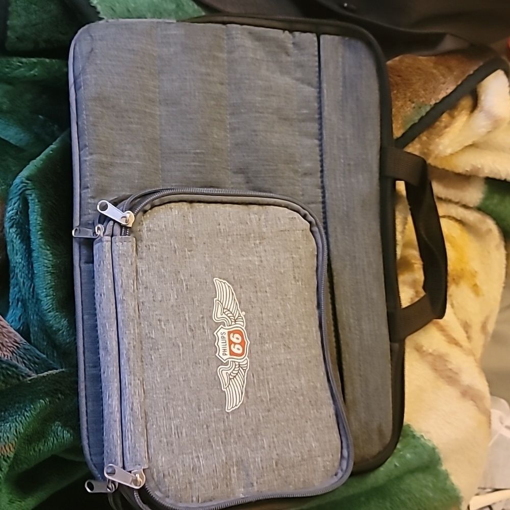 Medium and Small grey thin Polyester carry bag for Ipad or electronic tablet